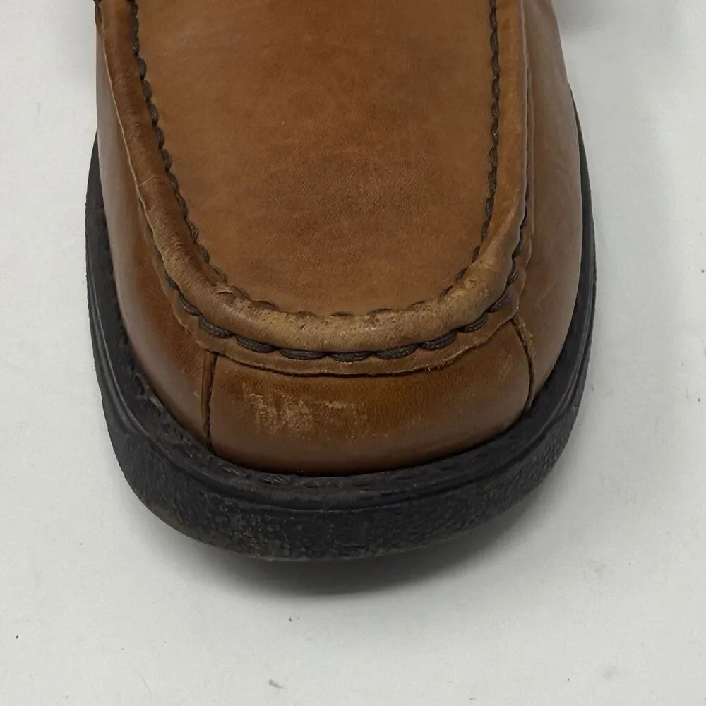 Rockport XCS Chukka Boots Mens 11 M Brown Leather Cross Strap High Ankle Lace Up